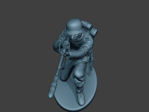 german soldier ww2 schiessbecher g5 Model Cetak 3D