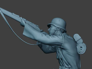 german soldier ww2 schiessbecher g5 3D Print Model