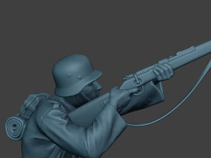 german soldier ww2 schiessbecher g5 3D Print Model