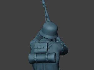 german soldier ww2 schiessbecher g5 3D Print Model