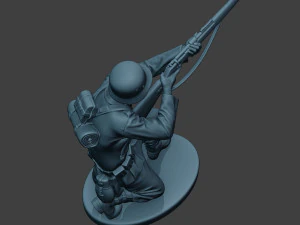 german soldier ww2 schiessbecher g5 3D Print Model