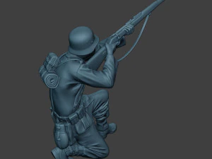 german soldier ww2 schiessbecher g5 3D Print Model