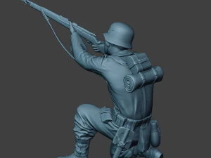 german soldier ww2 schiessbecher g5 3D Print Model