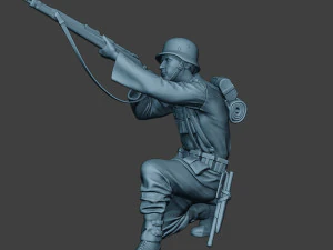 german soldier ww2 schiessbecher g5 3D Print Model