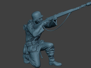 german soldier ww2 schiessbecher g5 Model Cetak 3D