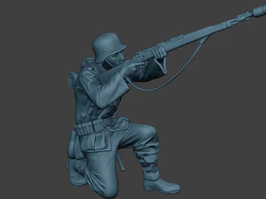 german soldier ww2 schiessbecher g5 3D Print Model