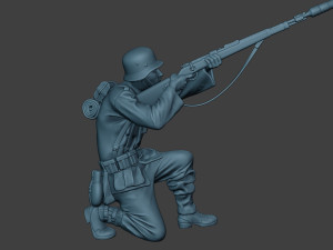 german soldier ww2 schiessbecher g5 Model Cetak 3D
