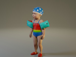 swwimmingpool child female acc0203001 Modelo 3D