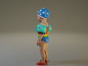 swwimmingpool child female acc0203001 Modelo 3D