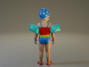 swwimmingpool child female acc0203001 Modelo 3D
