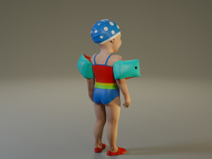 swwimmingpool child female acc0203001 Modelo 3D