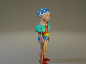 swwimmingpool child female acc0203001 Modelo 3D