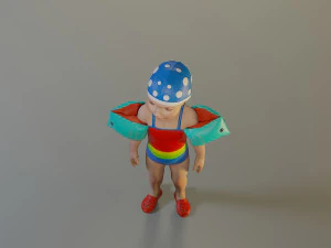 swwimmingpool child female acc0203001 3D Model