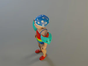 swwimmingpool child female acc0203001 3D Model