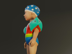 swwimmingpool child female acc0203001 Modelo 3D