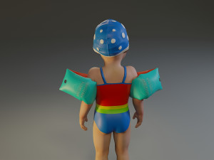 swwimmingpool child female acc0203001 Modelo 3D