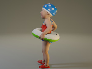 swwimmingpool child female acc0203002 Model 3D
