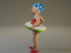 swwimmingpool child female acc0203002 3D Model