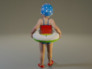 swwimmingpool child female acc0203002 Model 3D