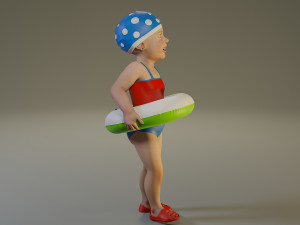 swwimmingpool child female acc0203002 Model 3D