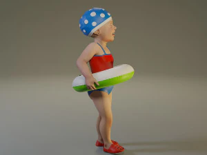 swwimmingpool child female acc0203002 3D Model