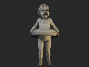 swwimmingpool child female acc0203002 3D Model