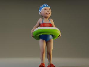 swwimmingpool child female acc0203002 Model 3D