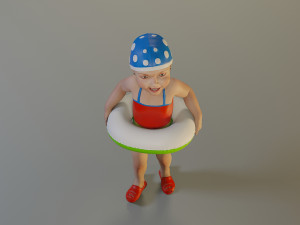 swwimmingpool child female acc0203002 Model 3D