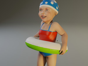 swwimmingpool child female acc0203002 Model 3D