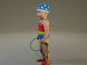 swwimmingpool child female acc0203003 Modello 3D