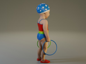 swwimmingpool child female acc0203003 Modello 3D