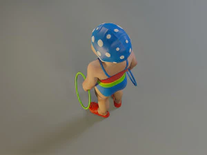 swwimmingpool child female acc0203003 3D Model