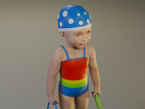 swwimmingpool child female acc0203003 Modello 3D