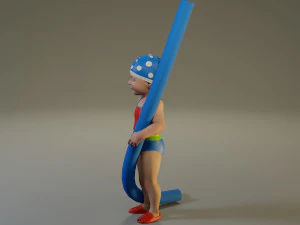 piscina infantil feminina acc0203009 Modelo 3D