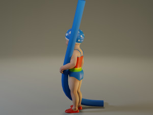 swwimmingpool child female acc0203009 Model 3D
