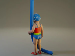 piscina infantil feminina acc0203009 Modelo 3D