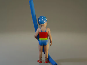 piscina infantil feminina acc0203009 Modelo 3D