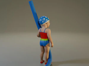 piscina infantil feminina acc0203009 Modelo 3D