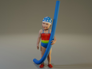swwimmingpool child female acc0203009 Model 3D