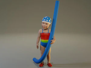 piscina infantil feminina acc0203009 Modelo 3D