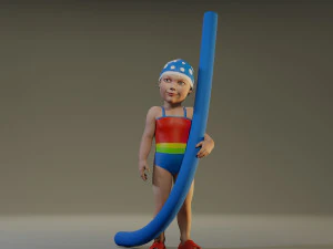 piscina infantil feminina acc0203009 Modelo 3D