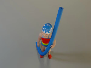 piscina infantil feminina acc0203009 Modelo 3D