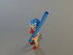 piscina infantil feminina acc0203009 Modelo 3D