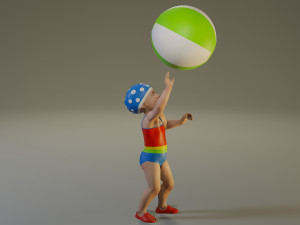 swwimmingpool child female acc0203004 3D Model