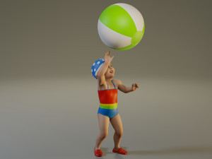 swwimmingpool child female acc0203004 3D Model