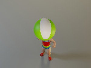 swwimmingpool child female acc0203004 3D Model