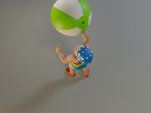 swwimmingpool child female acc0203004 3D Model