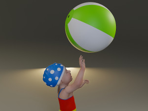 swwimmingpool child female acc0203004 3D Model