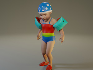 swwimmingpool child female acc0203005 Model 3D
