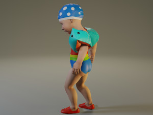 swwimmingpool child female acc0203005 Model 3D